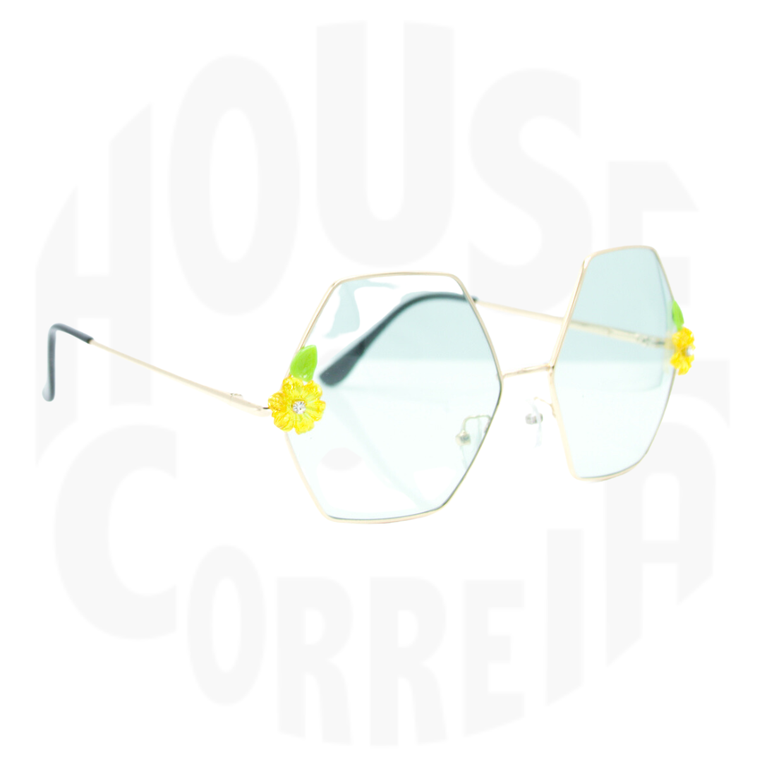 Flower Power Oversized Sunglasses