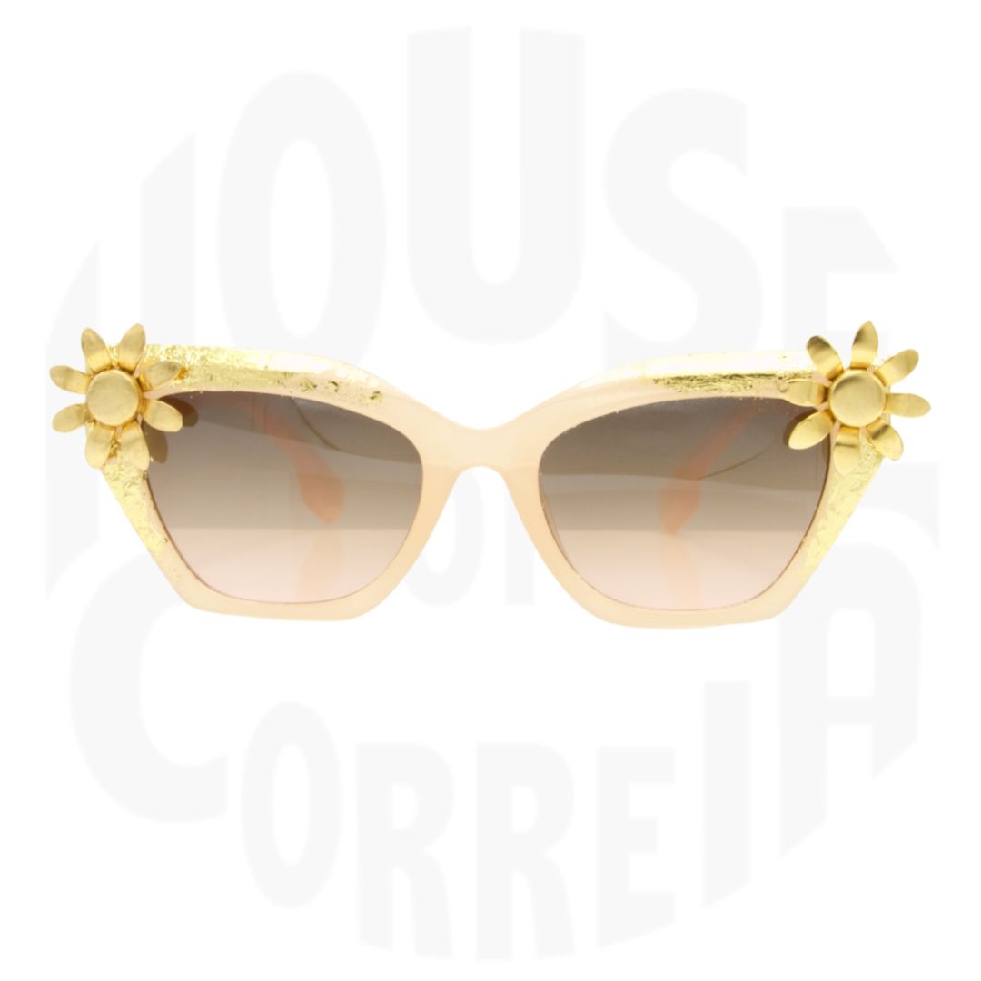 Golden Flower Sunglasses