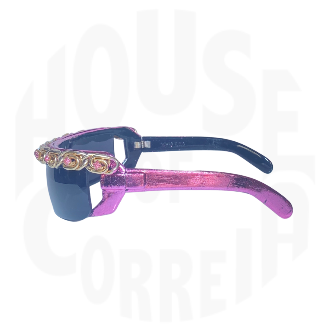 Rhinestone Cowgirl Shield Sunglasses
