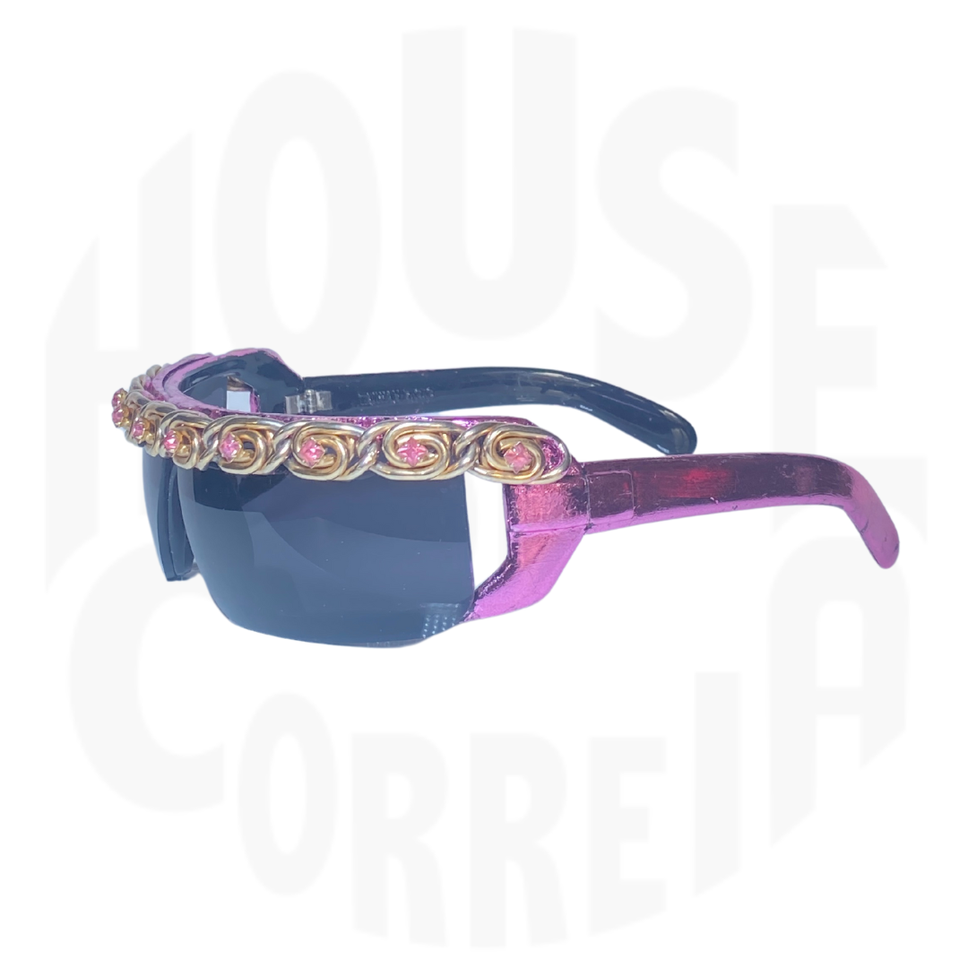 Rhinestone Cowgirl Shield Sunglasses