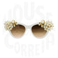 Vintage Pearl Bridal Sunglasses