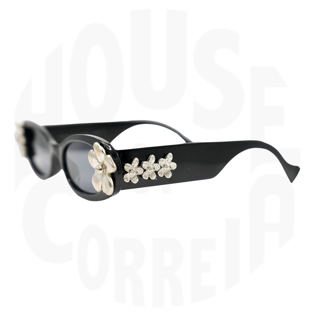 Chrome Flowers Sunglasses