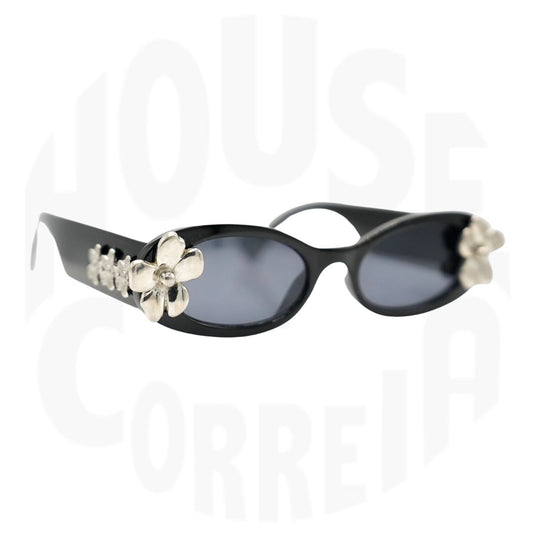 Chrome Flowers Sunglasses