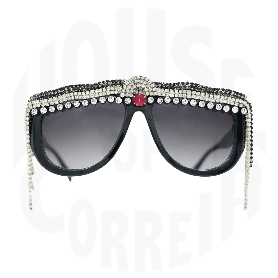 Rhinestone Drip Sunglasses