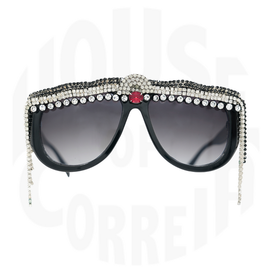 Rhinestone Drip Sunglasses