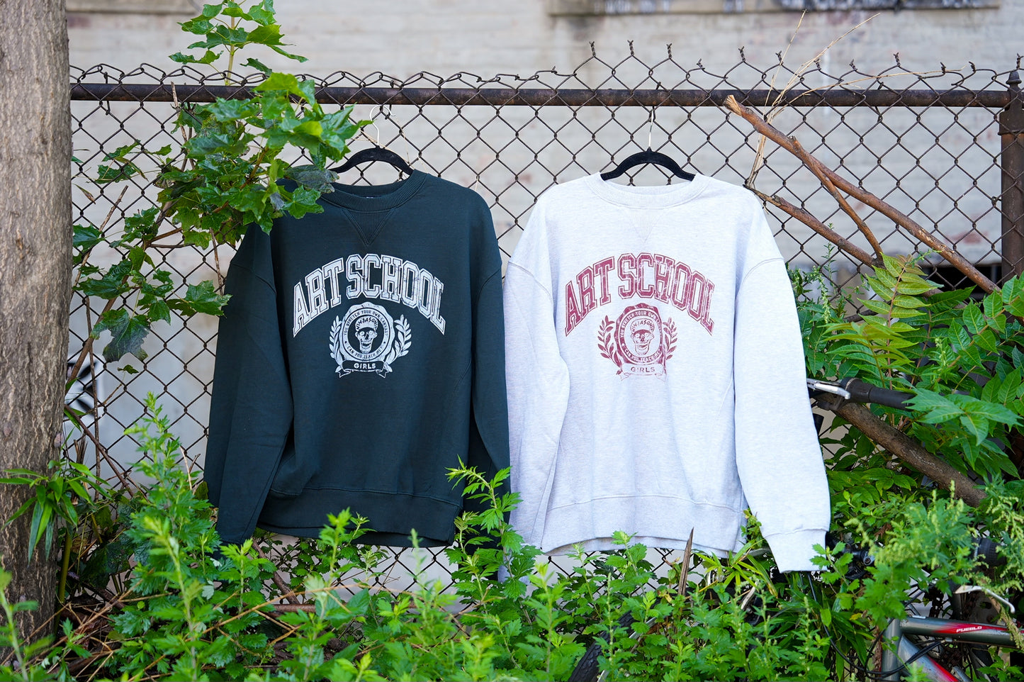 Art School Girls Sweatshirt - Heather Grey