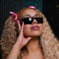 Rhinestone Cowgirl Shield Sunglasses
